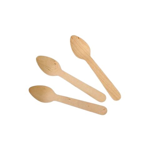 Pisces Biodegradable Dessert Spoon Oval 110 mm