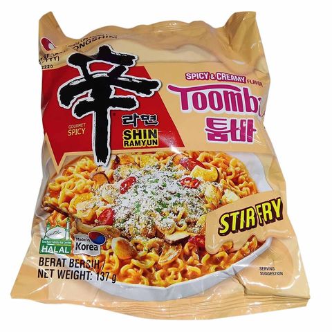 Nongshim Shin Ramyun Spicy & Creamy Flavour Toomba Noodles 137g