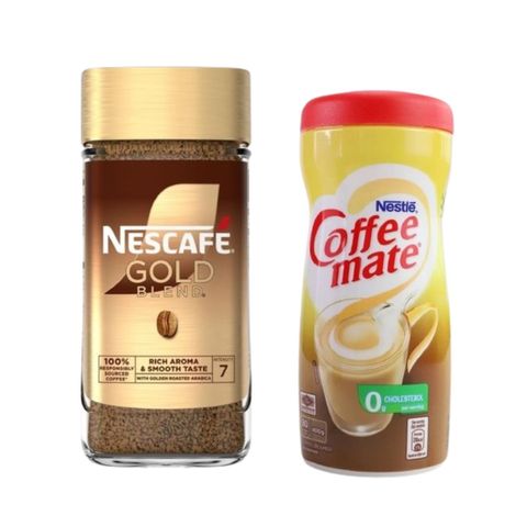 Nescafe Gold Blend 95g Jar & Coffee Mate 400g Jar Bundle