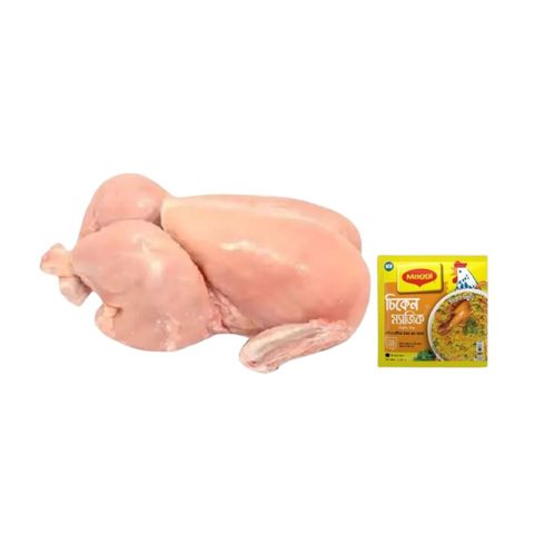 Buy Broiler Chicken Skinless Whole 900g to 1kg & Maggi Chicken Magic Seasoning 8g Free