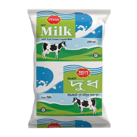 Pran UHT Liquid Milk 200ml