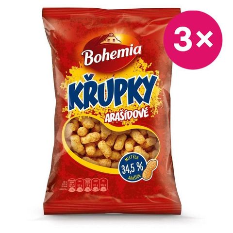 Bohemia Arašídové křupky | 3 x 100 g