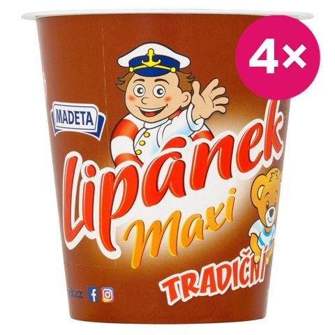 Madeta Lipánek Maxi Kakaový jogurt | 4 x 130 g