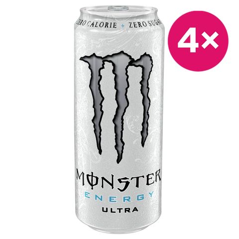 Monster Zero Ultra Energy Drink | 4 x 500 ml