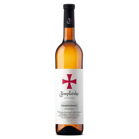 Templářské Sklepy Chardonnay víno bílé suché | 750 ml