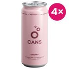 CANS Jemně perlivá alpská voda s příchutí třešní a višní | 4 x 330 ml