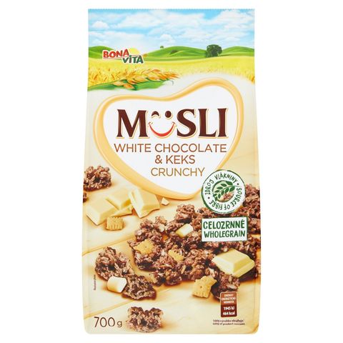 Bonavita Crunchy Muesli with White Chocolate and Biscuits | 700 g