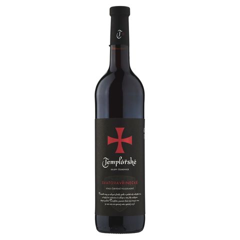 Templářské Sklepy Svatovavřinecké Red Wine Semi-Sweet | 750 ml