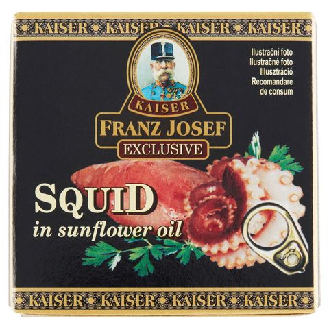 Franz Josef Kaiser Exclusive Kalamáry ve slunečnicovém oleji | 80 g
