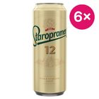 Staropramen 12 pivo ležák světlý v plechu | 6 x 0.5 l