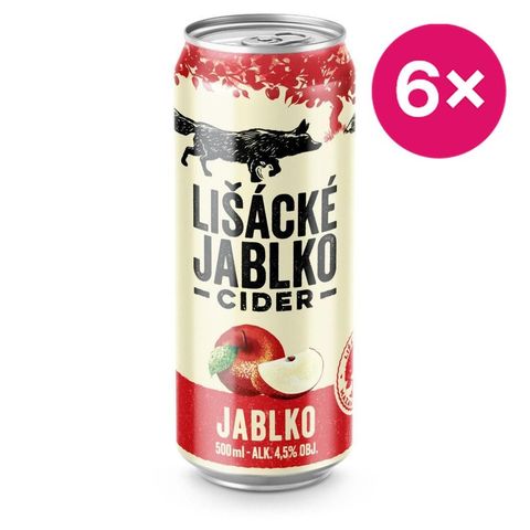 Lišácké Jablko Jablečný cider | 6 x 500 ml