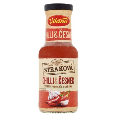 Vitana Steaková omáčka chilli a česnek | 250 ml