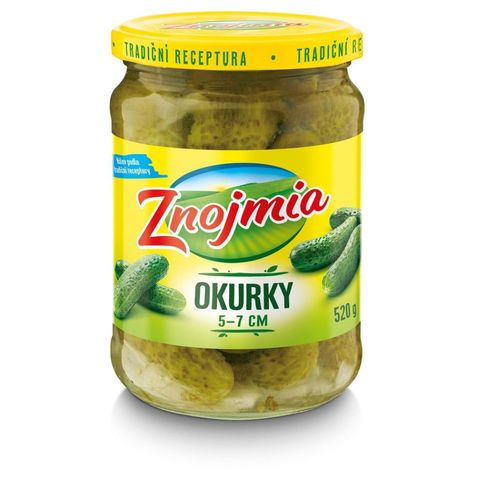Znojmia Okurky sterilované 5-7cm | 520 g