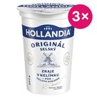 Hollandia Bílý selský jogurt | 3 x 500 g