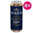 Krušovice Bohém 37 ležák světlý pivo | 6 x 500 ml