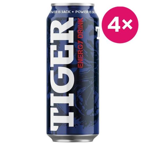 Tiger Energy Drink | 4 x 500 ml