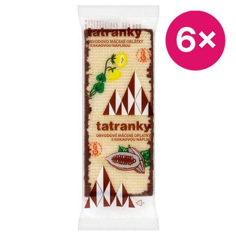 Sedita Tatranky Cocoa Wafers | 6 x 33 g
