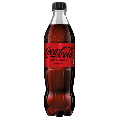 Coca-Cola Zero Cola Flavoured Energy-Free Carbonated Soft Drink with Sweeteners 500 ml