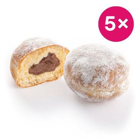 La Lorraine Mini koblížek s nugátovou náplní | 5 x 25 g