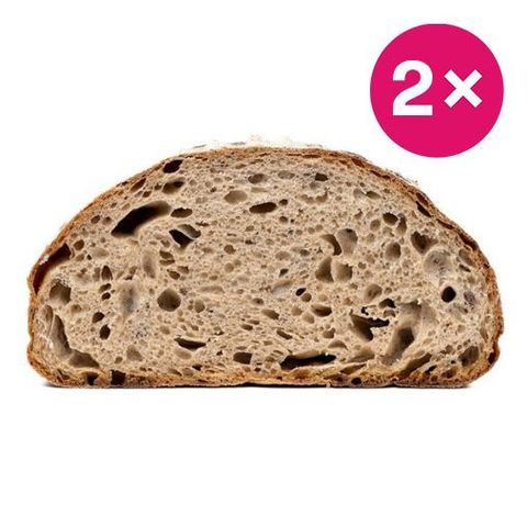 Zrno zrnko Soft Wheat/Rye Bread - Šumava - 2 x half | 2 x 410 g