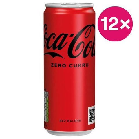 Coca-Cola Zero can | 12 x 330 ml