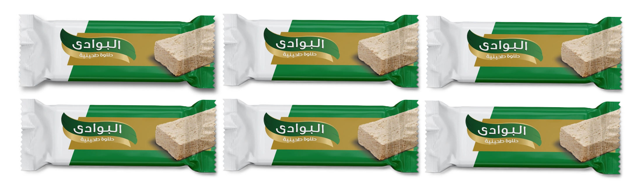 حلاوة البوادي جامبو بار، 18 جم × 6
