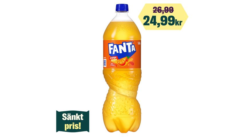 Fanta Läsk Orange 1.5l 