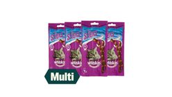 4 x Whiskas Sticks Laks 18g