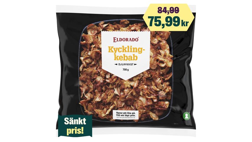 Eldorado Kyckling Kebab 700g 