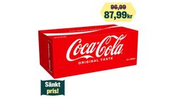 Coca-Cola Läsk Original 330ml 10-Pack 