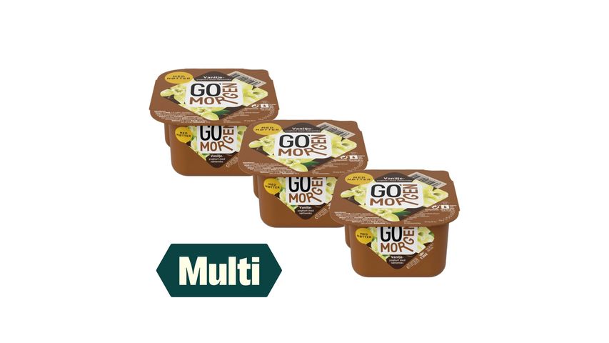 3 x Go’morgen Vanilje & Nøtter 190g