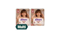 2 x Libero Touch Buksebleier Str 6 16stk