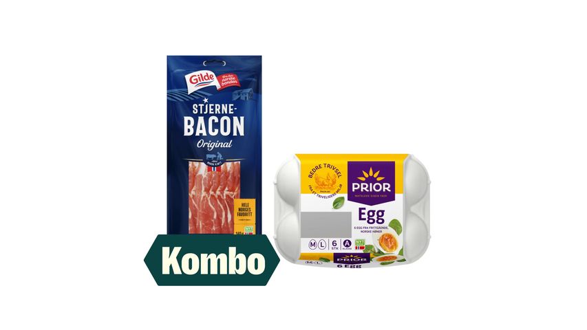 Gilde Stjernebacon & Prior Egg Frittgående