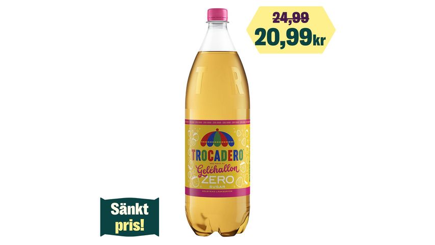 Trocadero Gelhallon Soft Drink Zero 1.5l 