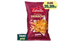 Estrella Chips Creamy Sriracha 275g 