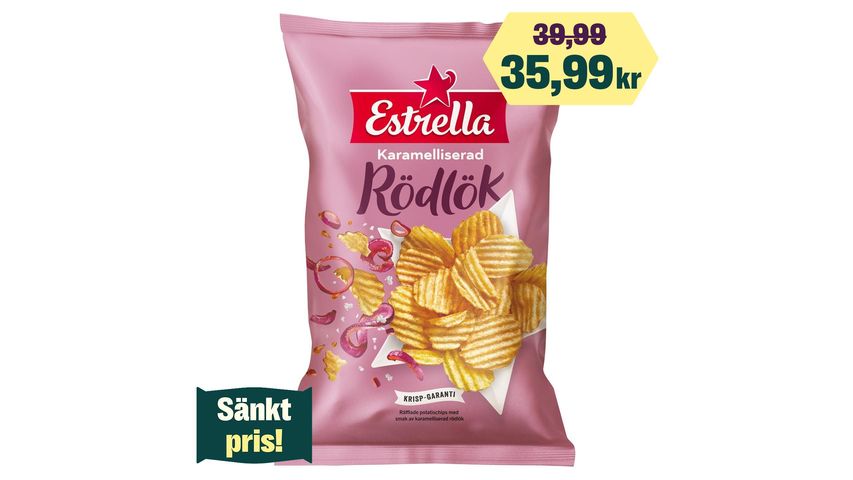 Estrella Karamelliserad Rödlök 275g