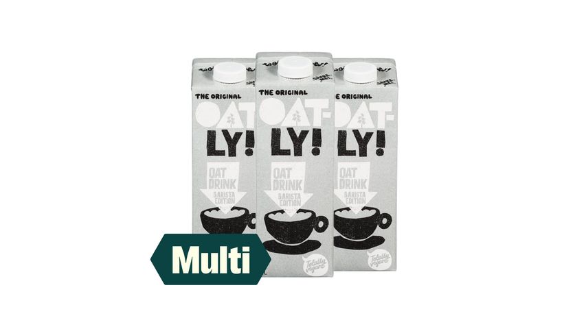 3 x Oatly Havredrikk Barista 1l