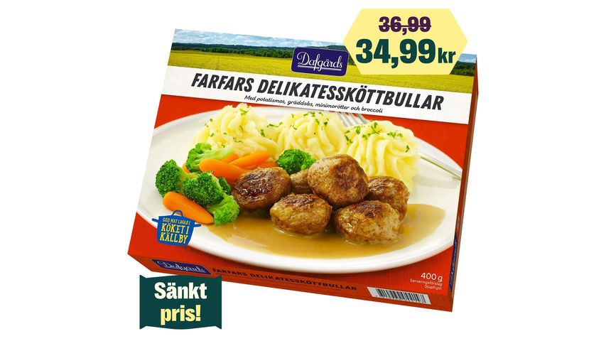 Dafgårds Grandpa's Delicious Meatballs 400g