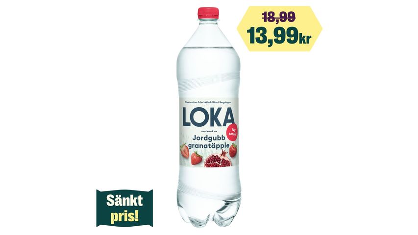 Loka Jordgubb Granatäpple 1.5 l