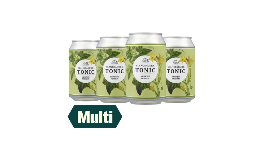 4 x Tundra Tonic Water Agurk 250ml