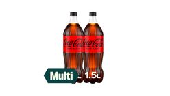 2 x Coca-Cola u/Sukker 1.5l