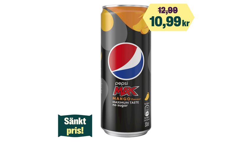 Pepsi Max Mango 330ml