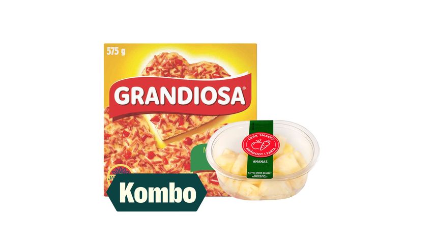 Grandiosa Original & Ananas i Biter