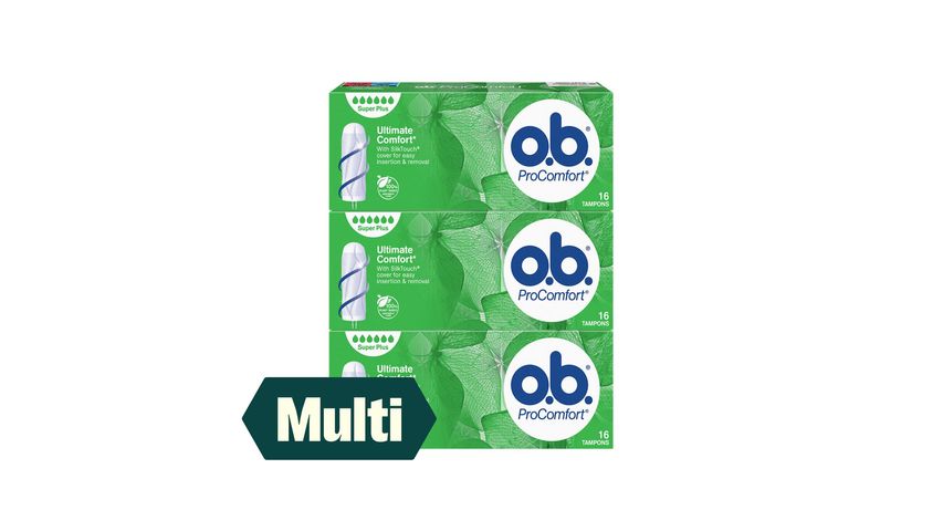 3 x Ob Procomfort Super Plus 16stk