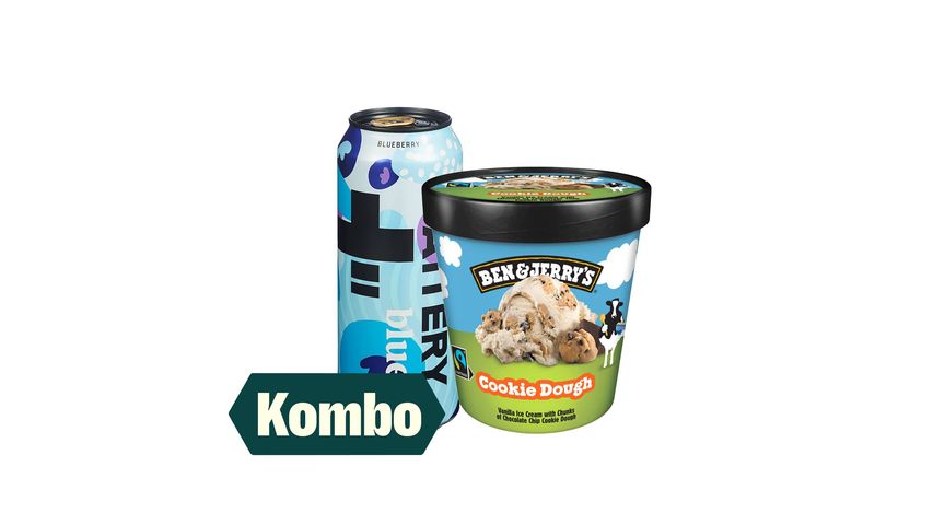 Ben & Jerry's Cookie Dough & Battery Blueberry