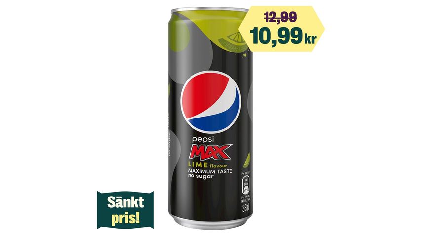 Pepsi Max Lime 33cl