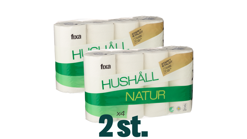 Hushållspapper 4-p 2 st