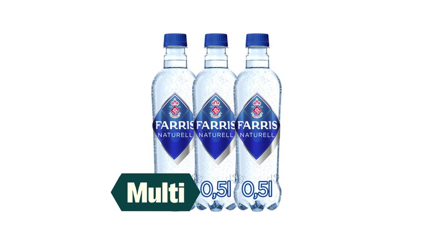 3 x Farris Naturell 0.5l