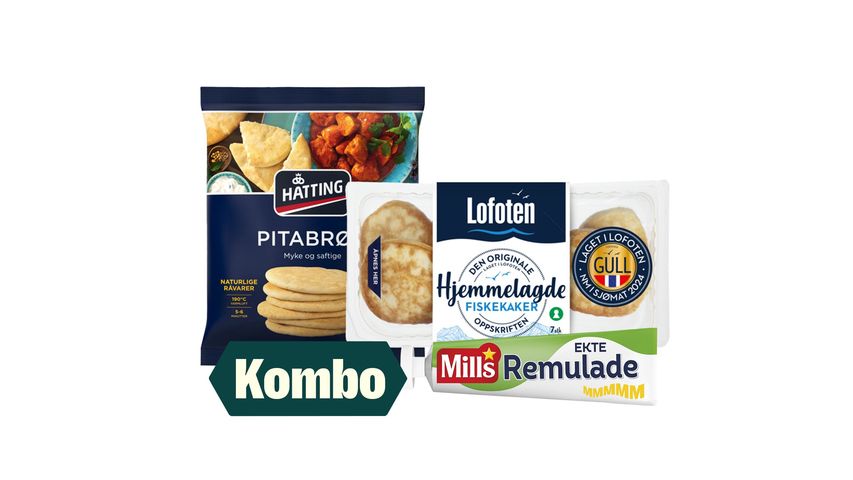 Fiskekake i Pita