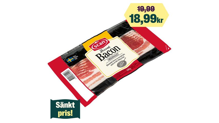 Scan Bacon Piggham 140g